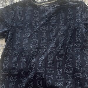 Old Navy Blue Gaming Controller Shirt
